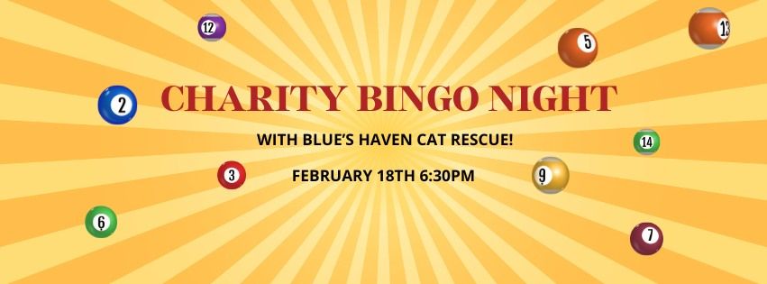 Charity Bingo with Blue's Haven Cat Rescue