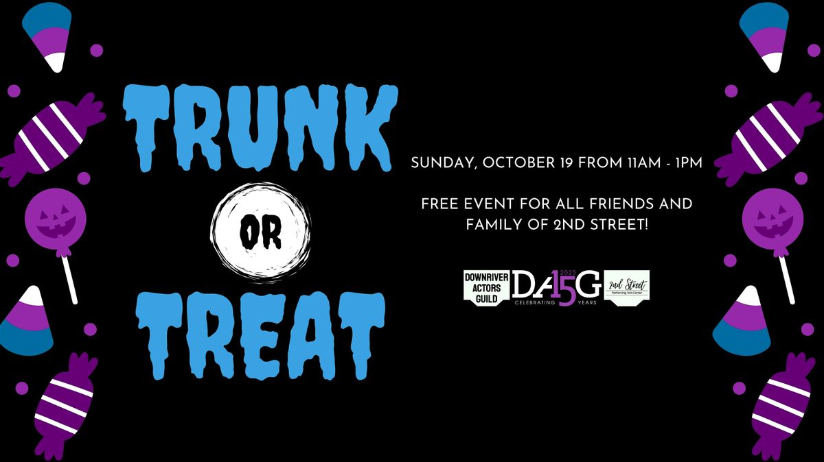 TRUNK-OR-TREAT on 2ND STREET