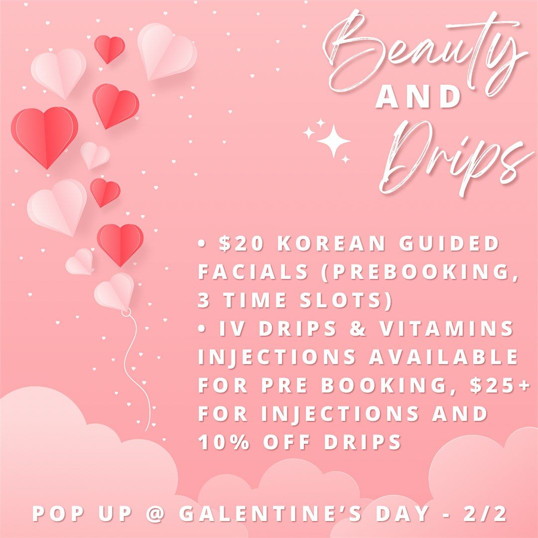 Beauty & Drips pop up at Galentine\u2019s Day