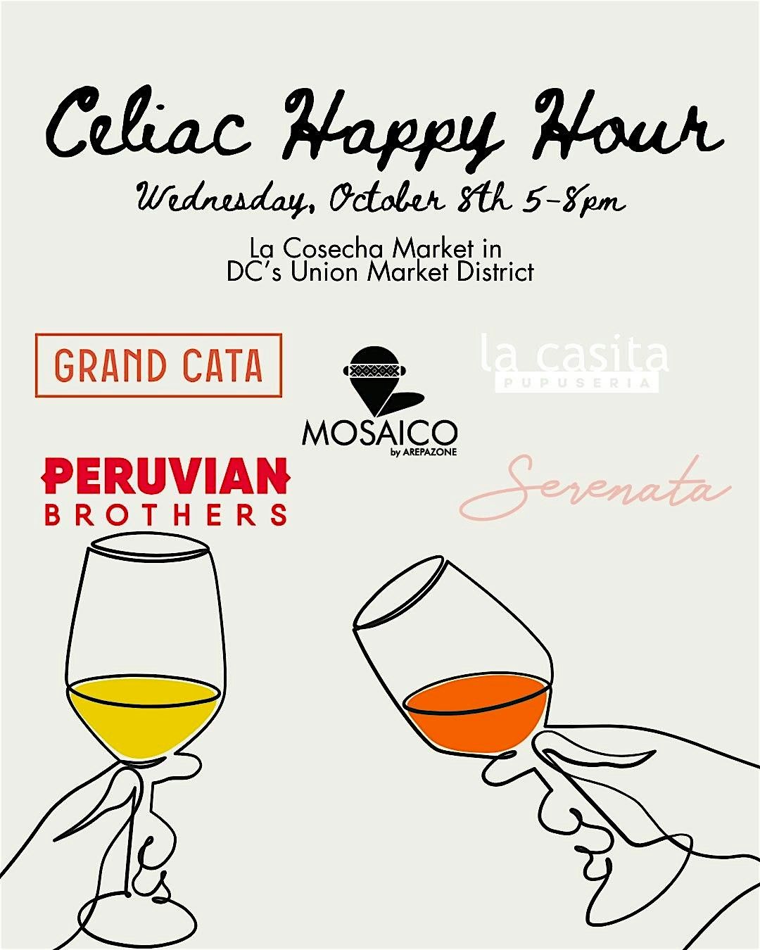 Celiac Happy Hour at La Cosecha - Washington DC