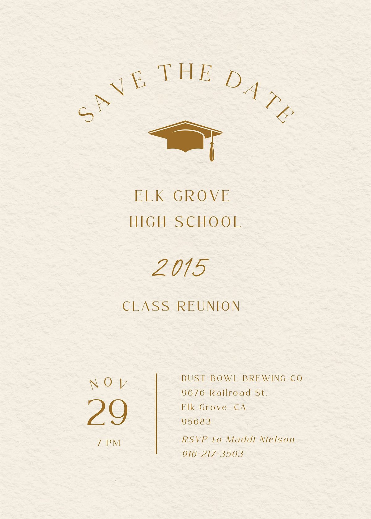 Elk Grove High School Class of 2015 Reunion