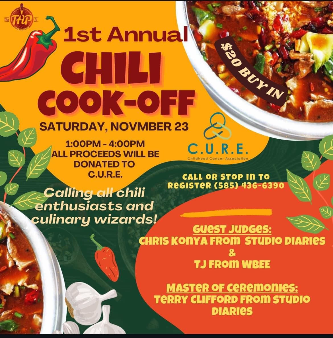 Chili cook off for CURE ! 