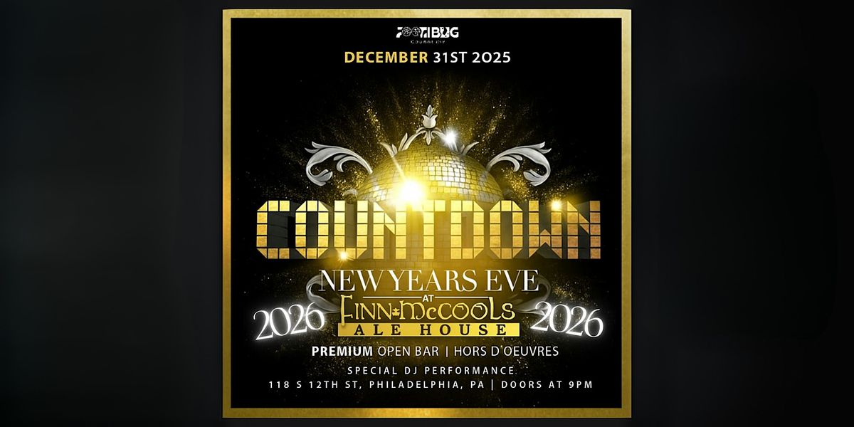 Finn McCools Ale House NYE 2026 Party