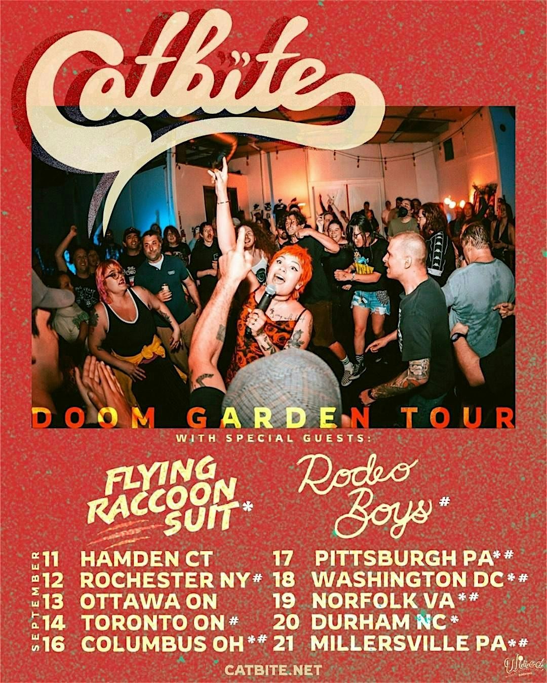 CATBITE + FLYING RACOON SUIT + RODEO BOYS at THE TAPHOUSE NFK!
