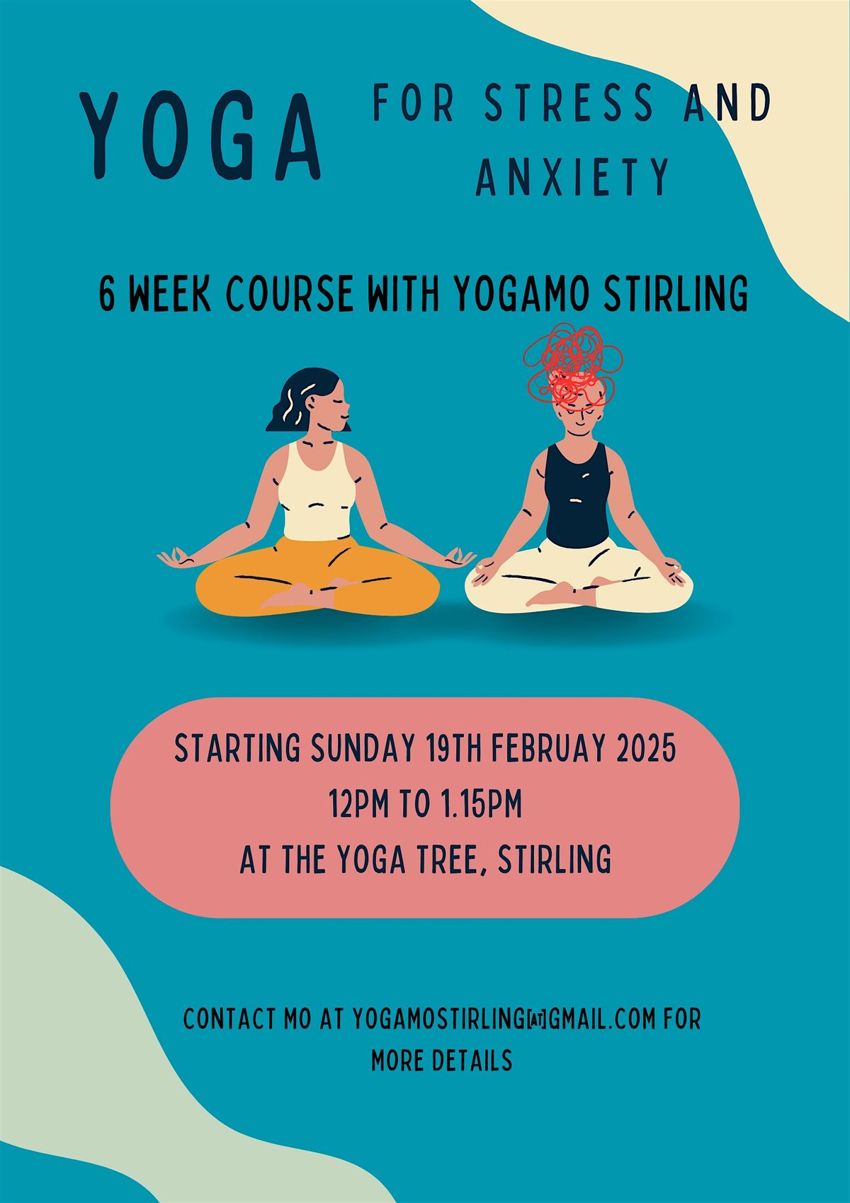 Yoga for Stress and Anxiety 6 Week Course