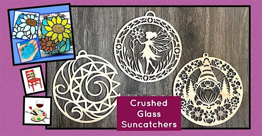 Whimsical Crushed Glass Suncatcher Workshop