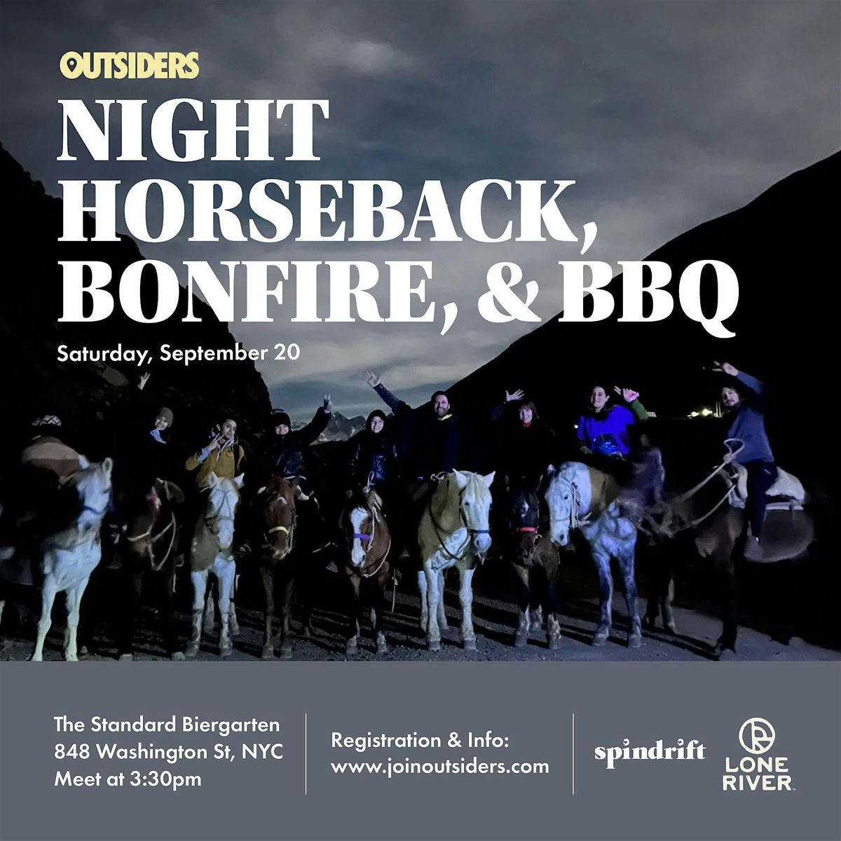 Night Horseback, Bonfire + BBQ Adventure