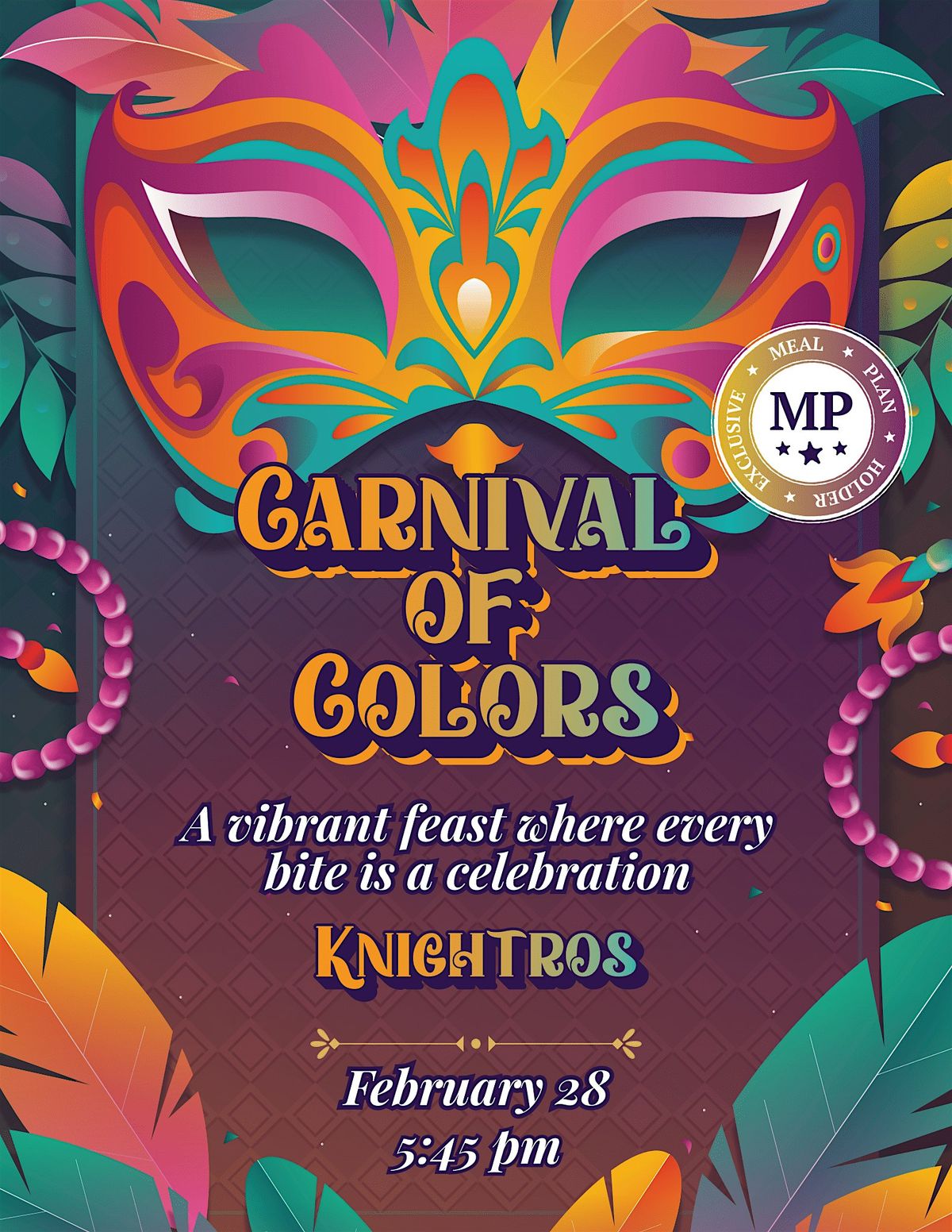 Meal Plan Holder Exclusive: Carnival of Colors