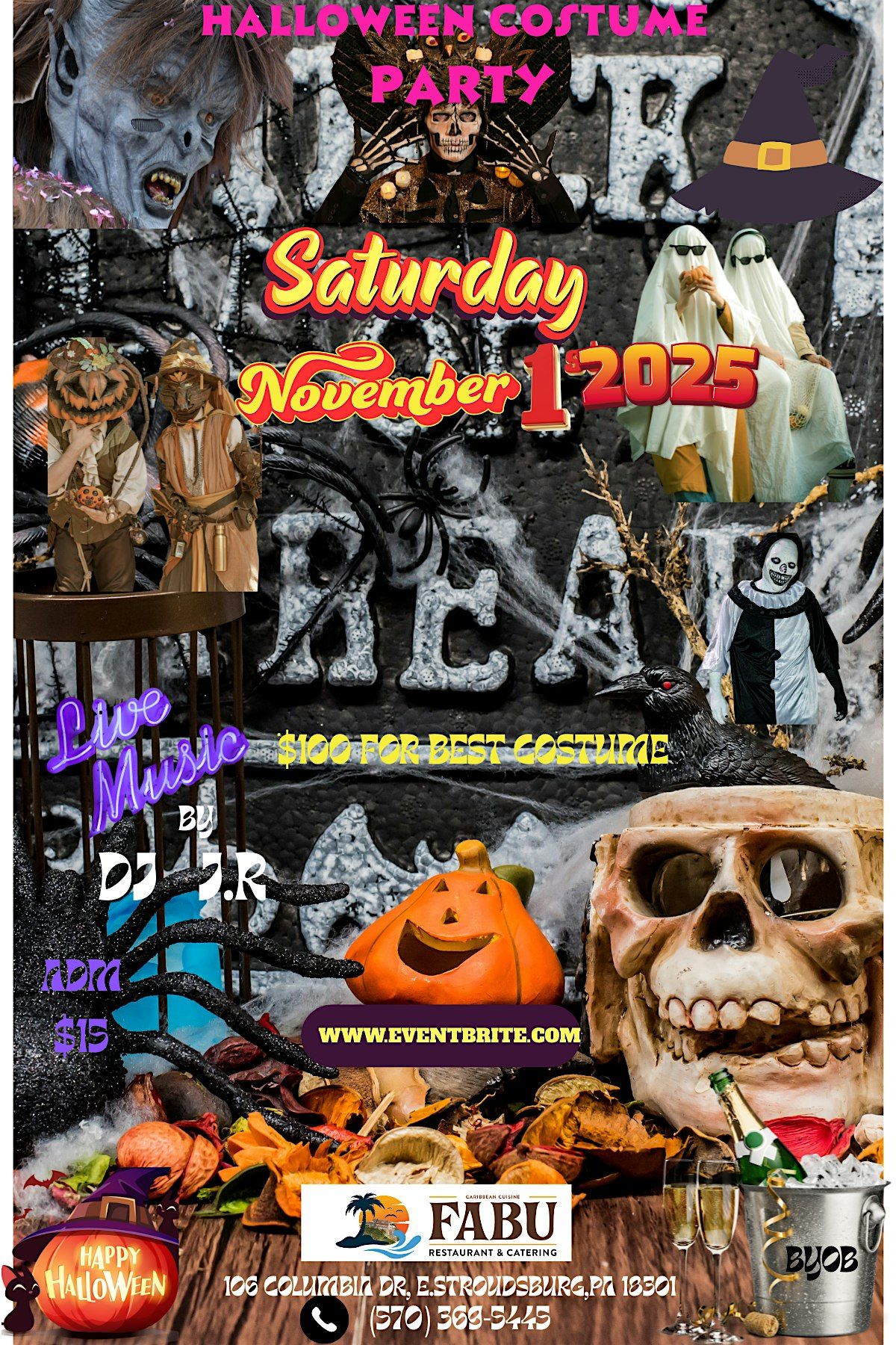 Halloween costume party.