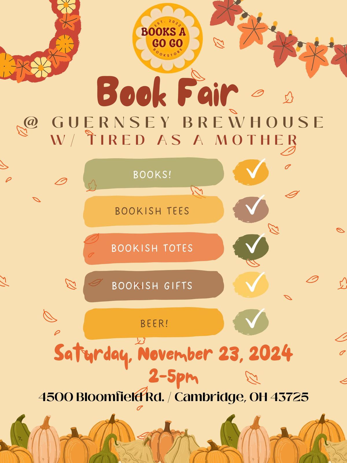 Guernsey Brewhouse Book Fair