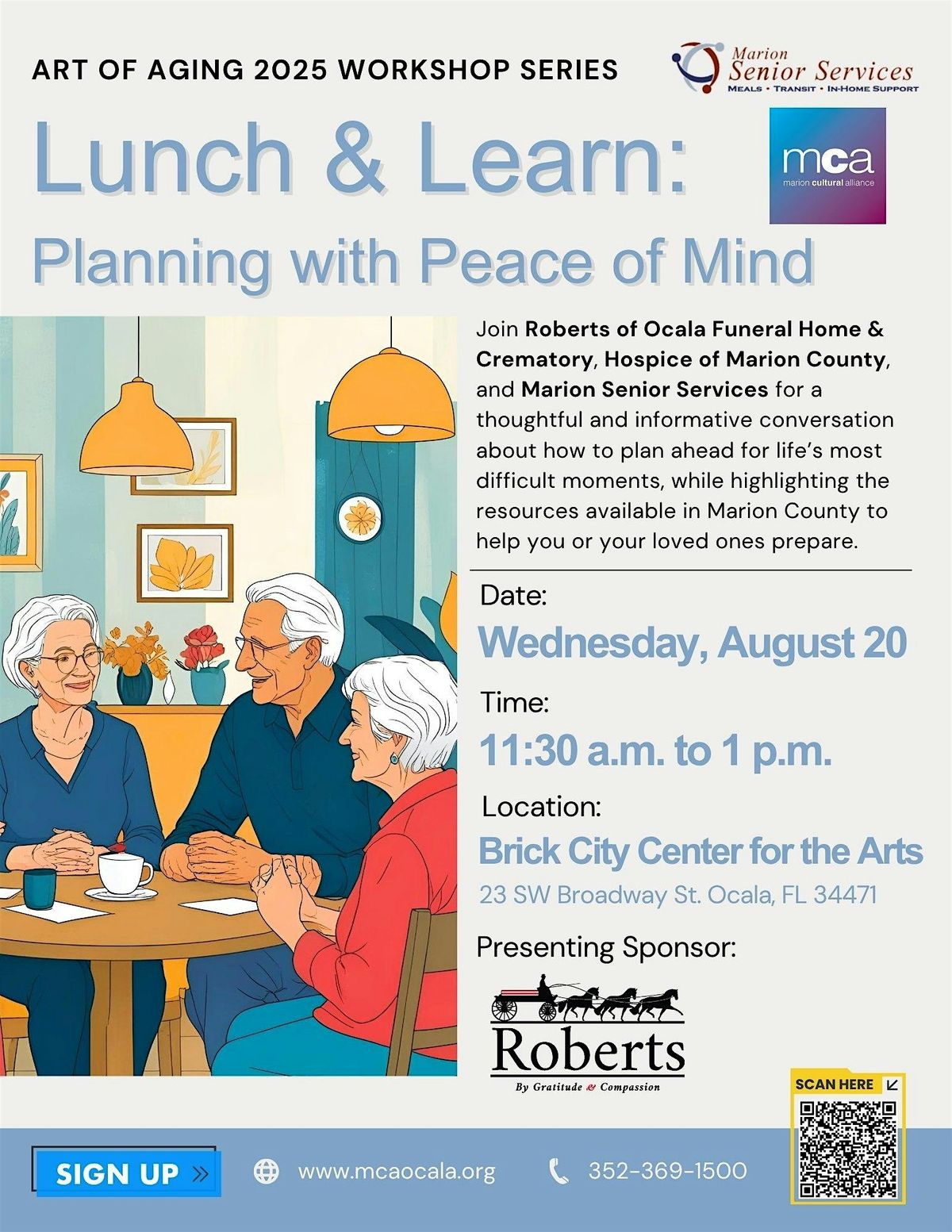 Lunch & Learn: Planning with Peace of Mind, presented by Roberts of Ocala