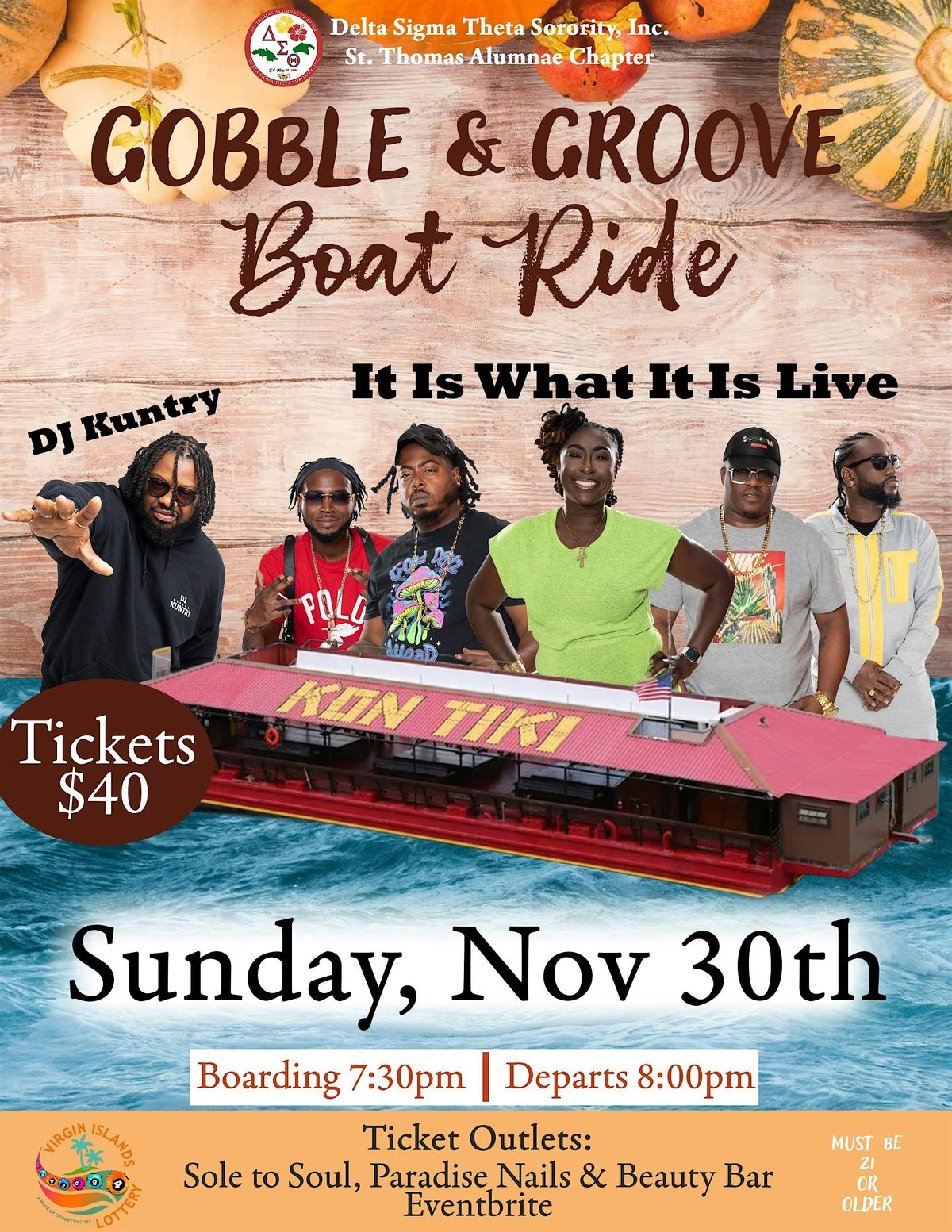 Gobble & Groove BoatRide