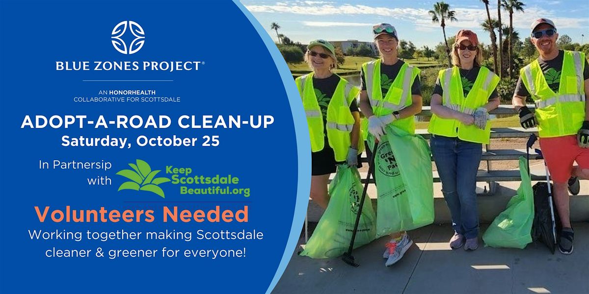 Keep Scottsdale Beautiful Adopt-A-Road Volunteer Cleanup-BZP Scottsdale