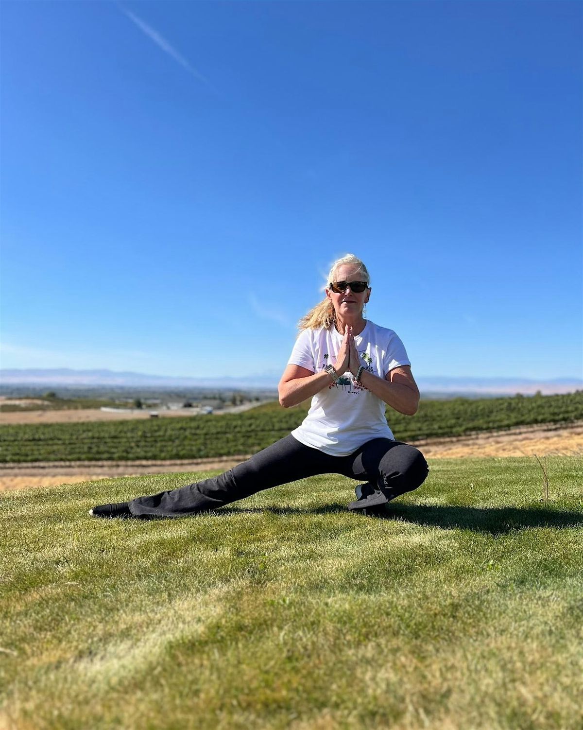 Yoga and wine with Debbie at 425 cellars