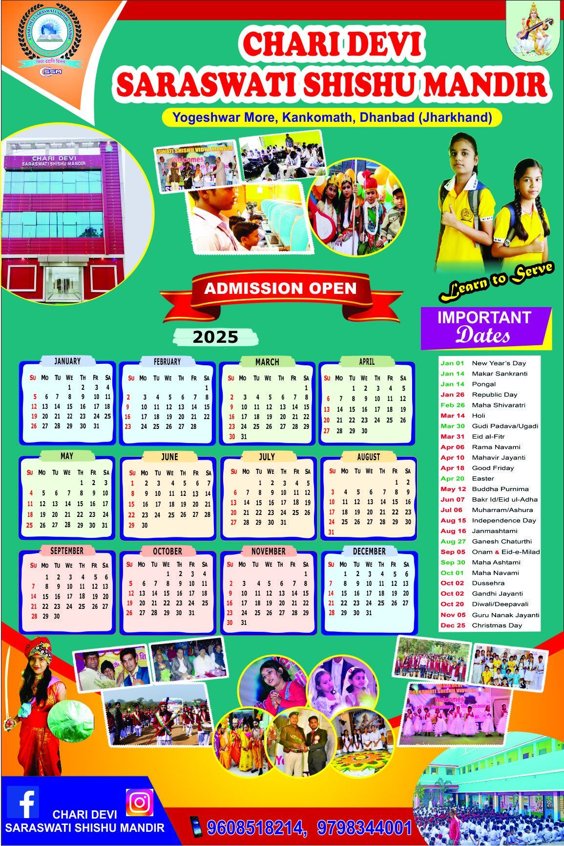 ADMISSION OPEN JANUARY 2025