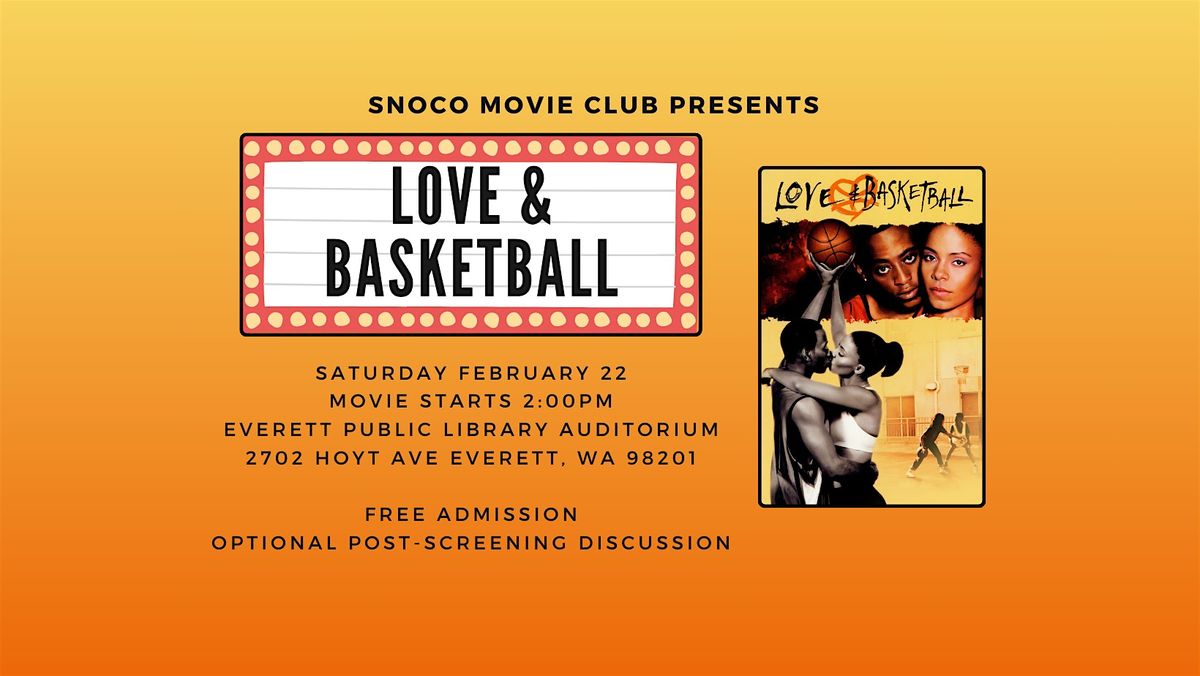 Movie Screening & Discussion - Love & Basketball (2000)