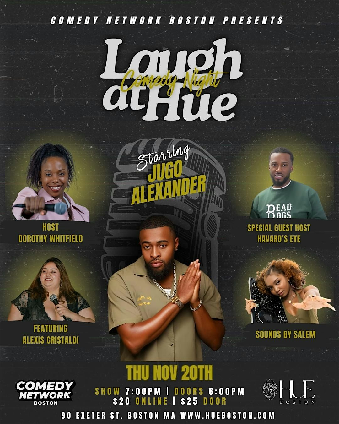 Laugh at HUE Comedy Night