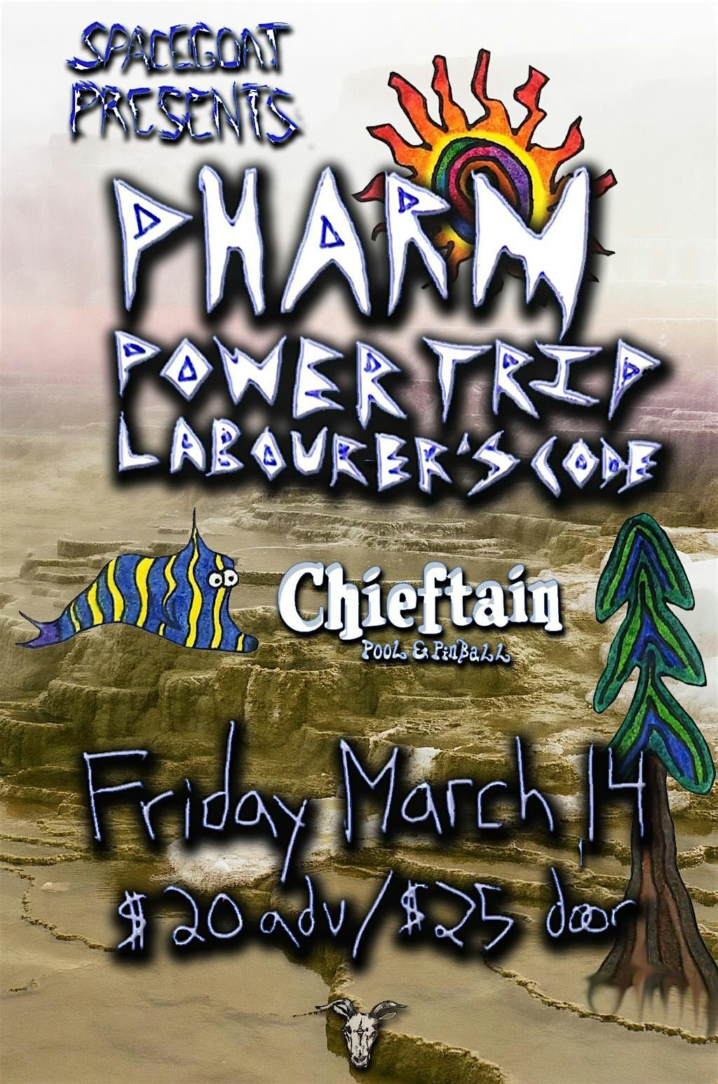 Pharm, Power Trip & Labourer\u2019s Code @ The Chieftain