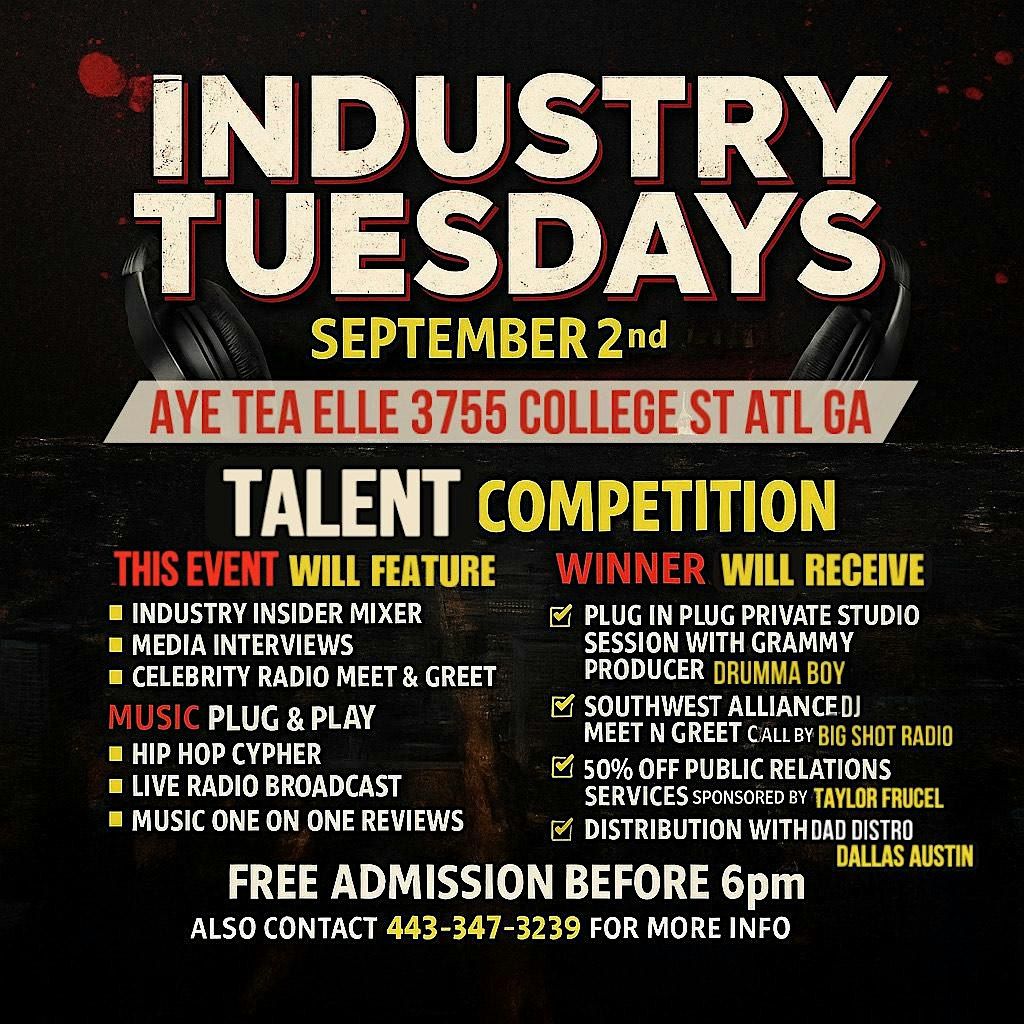 INDUSTRY TUESDAYS TALENT COMPETITION SIGN UP
