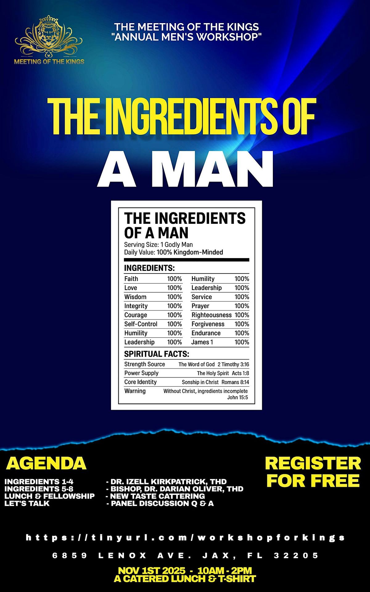 Free Men's Workshop - Seats Limited!