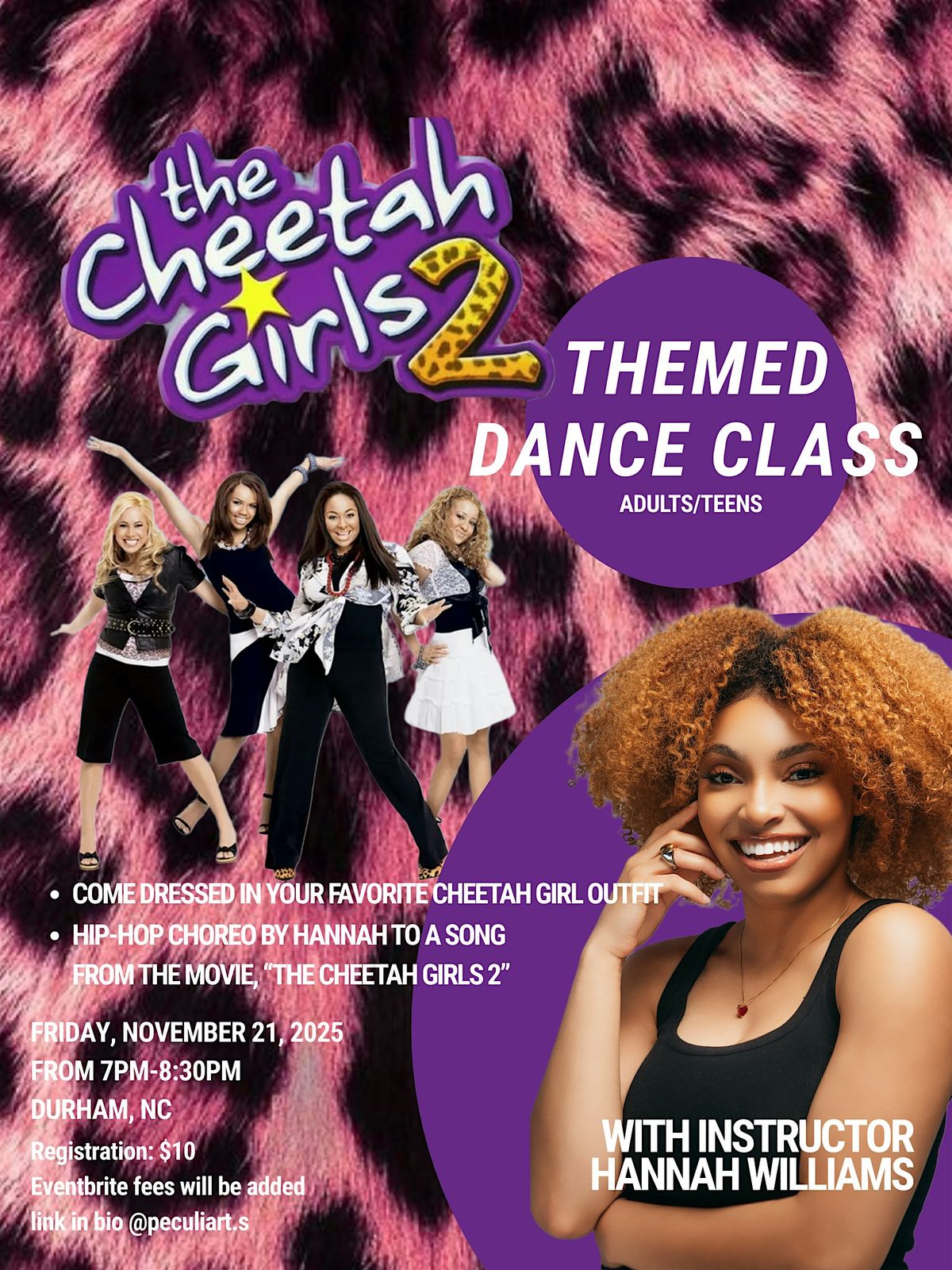 Cheetah Girls Themed Dance Class