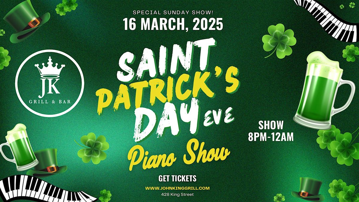 John King's Saint Patrick's Day Eve Piano Show