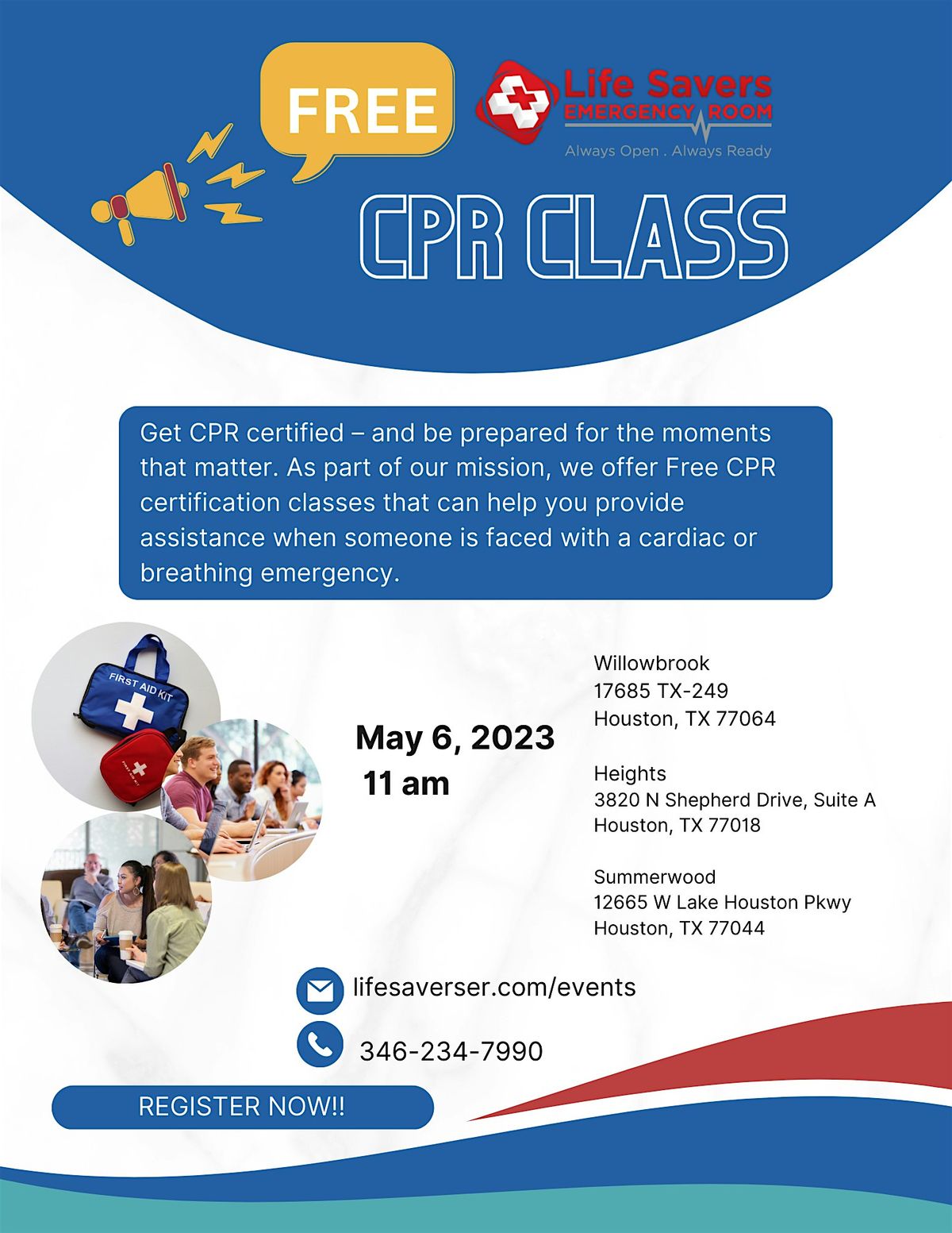 Free CPR Class - Summerwood - August