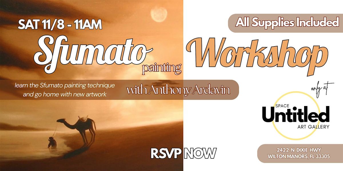 Sfumato Oil Painting Technique Workshop with Anthony Ardavin