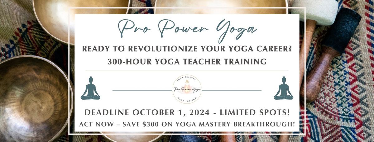 300-Hour Advanced Yoga Teacher Training