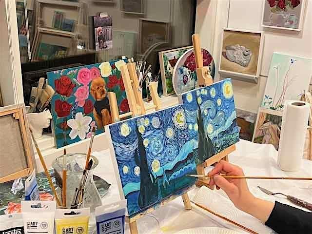 Paint & Sip Workshop \u2013 New Studio at Elephant & Castle