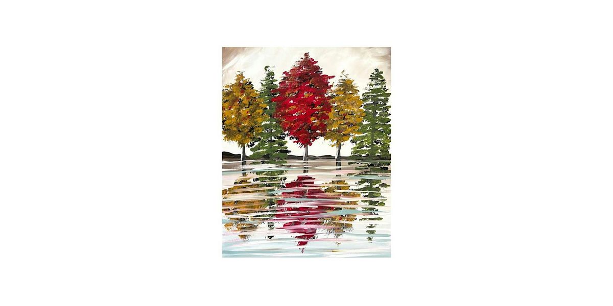 Fall Forest of Trees at Bright Ideas Brewery in Westfield Ma