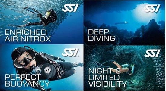 SSI Advanced Open Water Course w\/4 Specialties