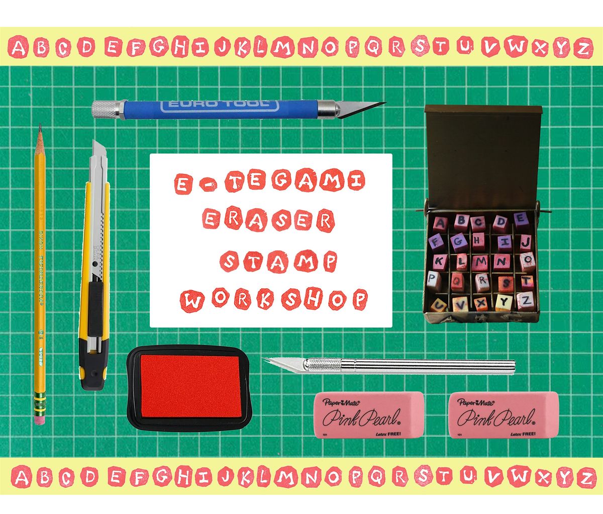 E-Tegami Eraser Stamp Workshop