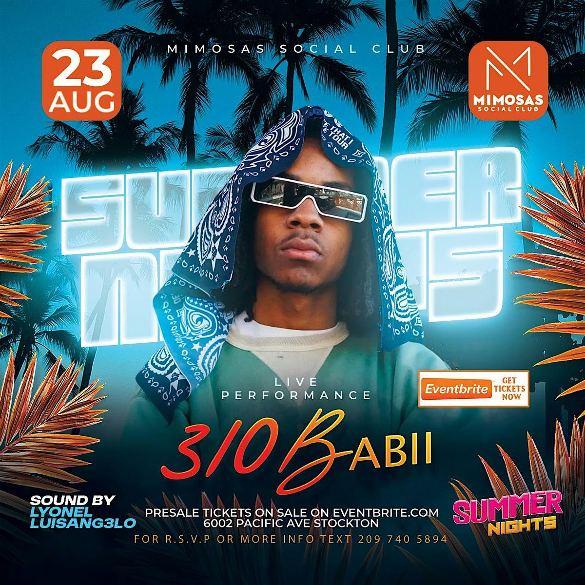 310BABII SUMMER NIGHTS STOCKTON