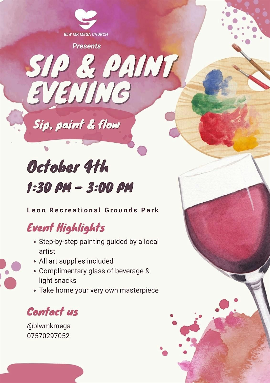 Sip & Paint | BLW MK MEGA Church
