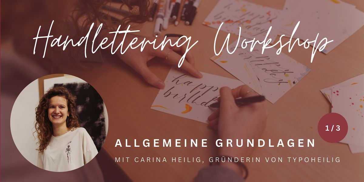 Handlettering Workshop \u2013 Allgemeine Grundlagen | KARLSRUHE