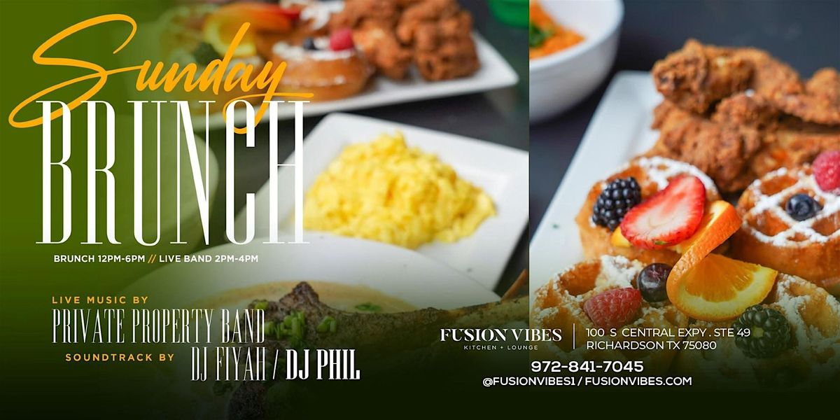 ****Sunday Brunch DFW + Live Band + DJ****