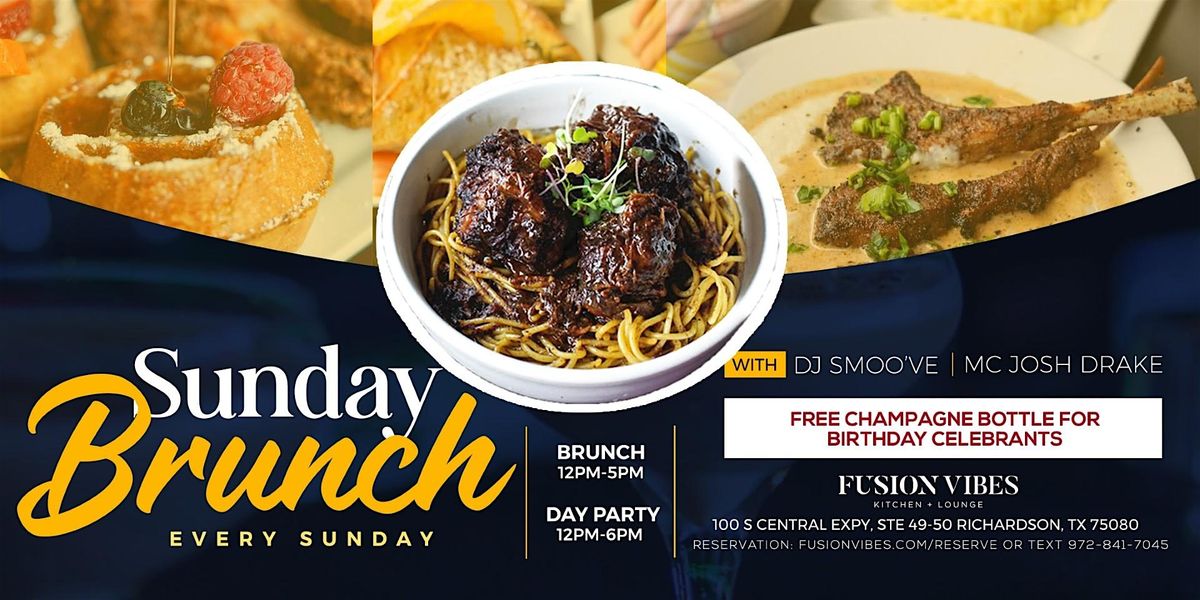 Dallas Sunday Brunch + Free Mimosa Glass