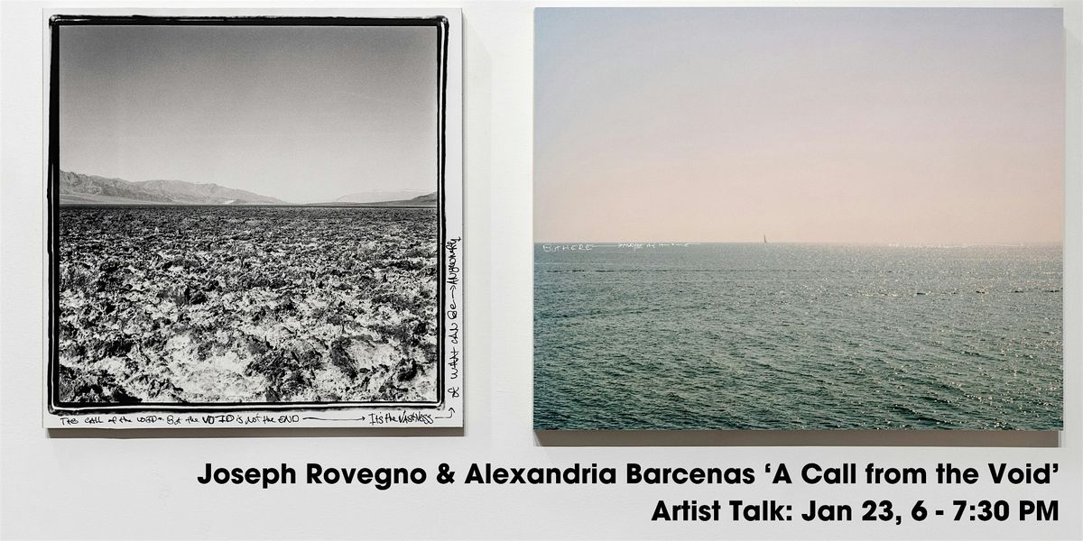 Artist Talk with Joseph Rovegno and Alexandria Barcenas at Contact Photo.