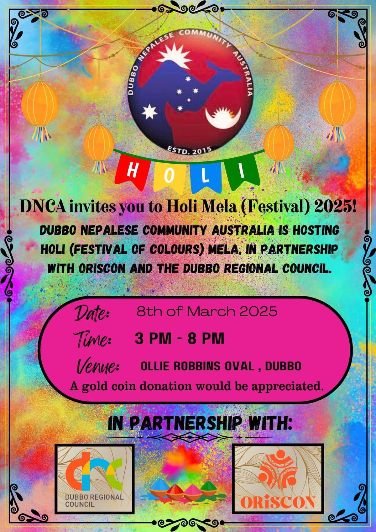 Holi Mela 2025 \ud83c\udfa8