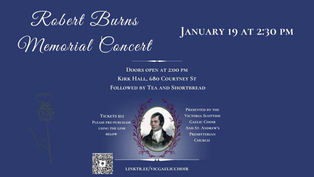 Robert Burns Memorial Concert