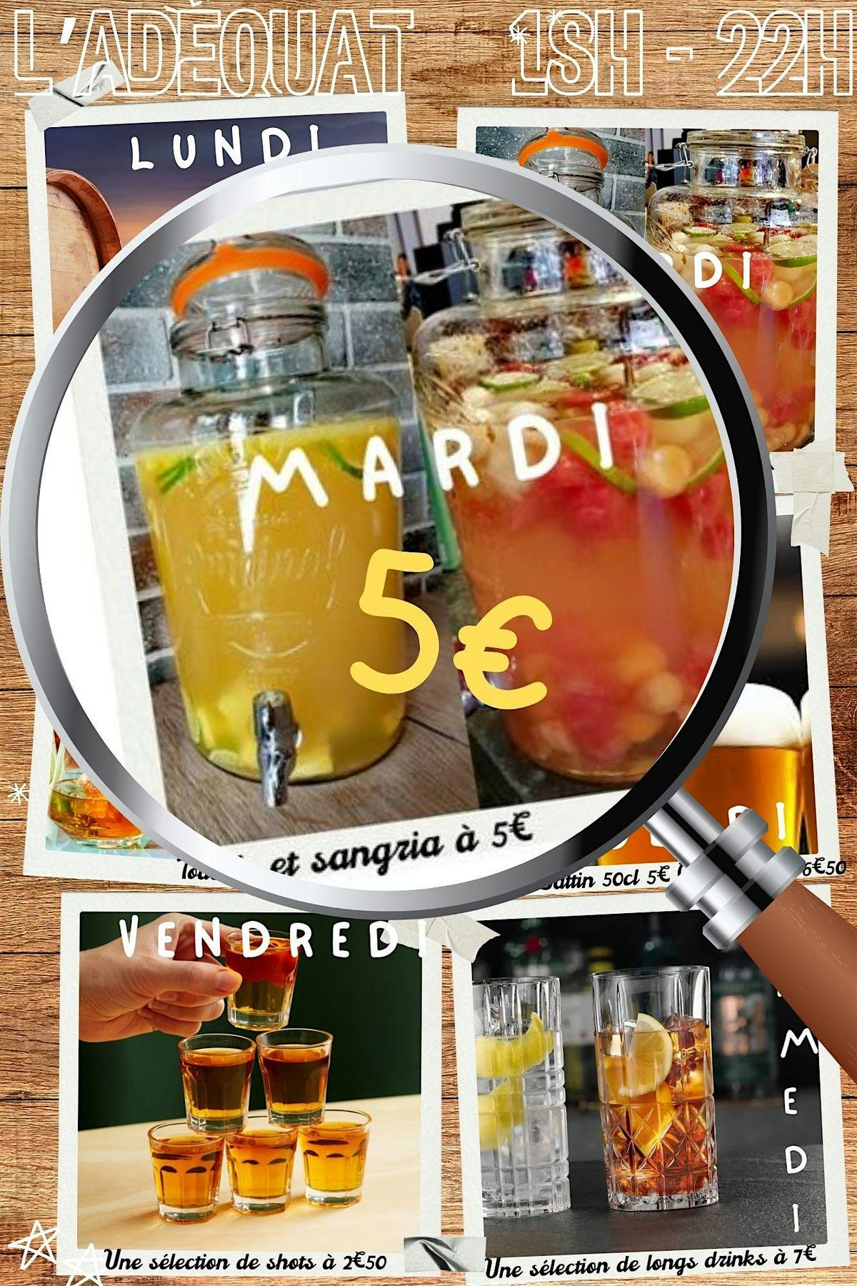 Soir\u00e9es Punch et Sangria \u00e0 Prix R\u00e9duits !