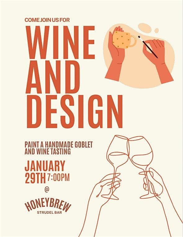 Wine & Design - Wine tasting & Pottery painting