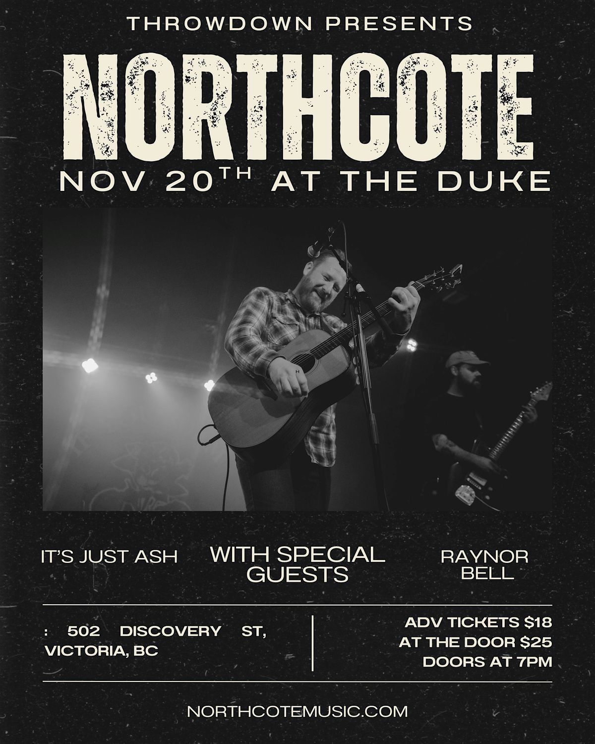 Throwdown Thursday : Northcote w\/ Its Just Ash & Raynor Bell