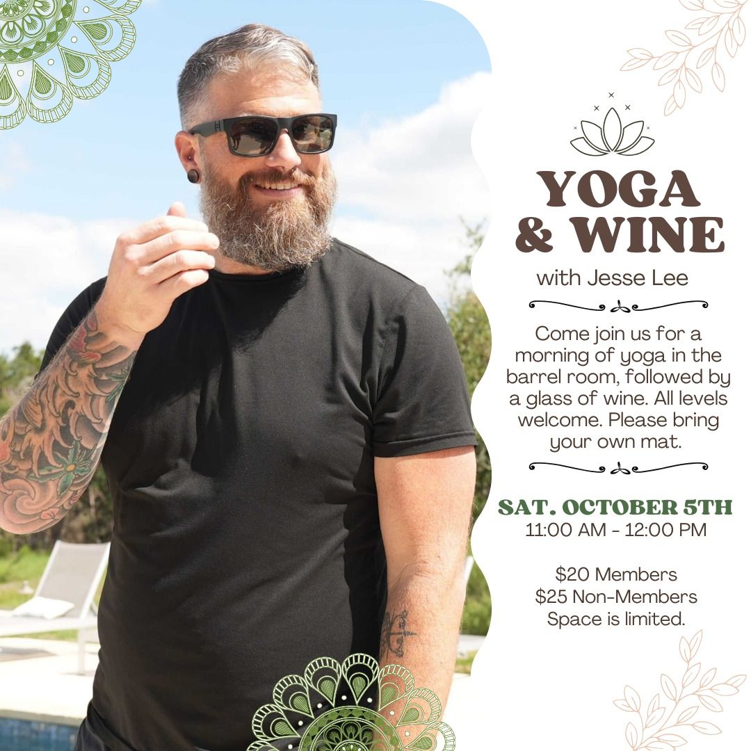 Yoga & Wine with Jesse Lee