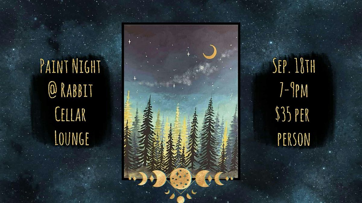 Paint and Sip at The Rabbit Cellar Lounge