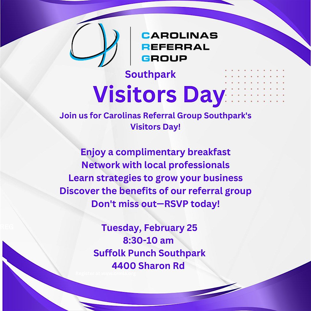 Carolinas Referral Group Southpark-Visitors Day