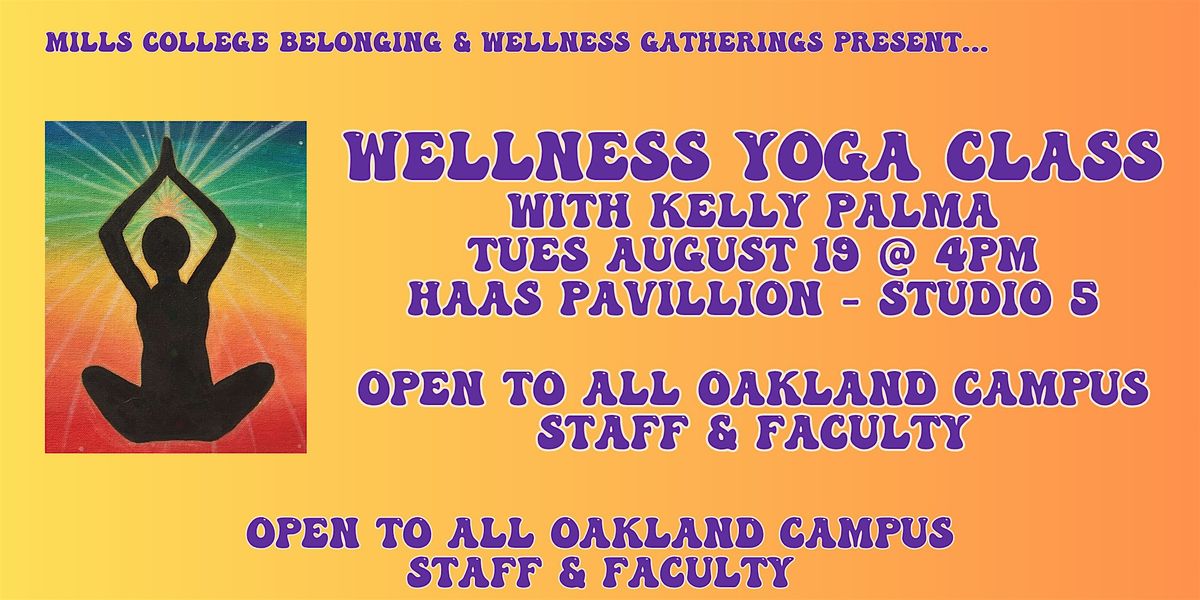 Wellness Yoga, with Kelly Palma