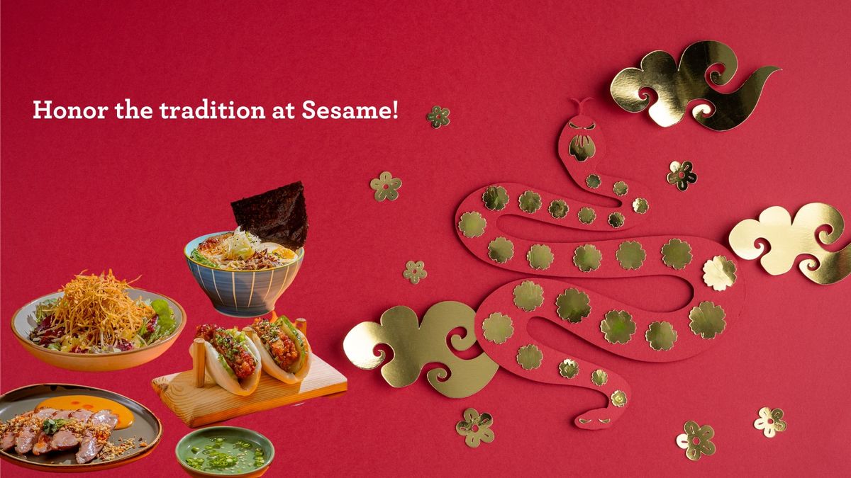 Celebrate the Year of the Snake with Sesame!