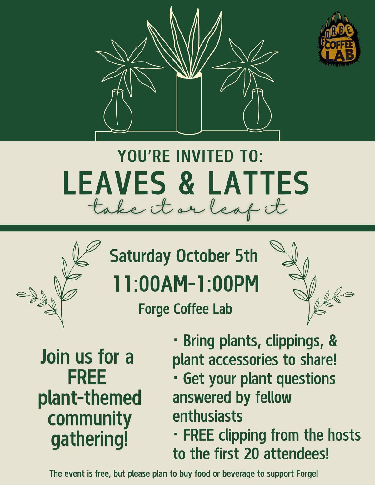 Leaves & Lattes: Take It or Leaf It